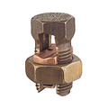 Abb Blackburn E10H25 Split Bolt Connector, #1 to #4 Wire, Silicone Bronze Alloy, Bronze 5059A